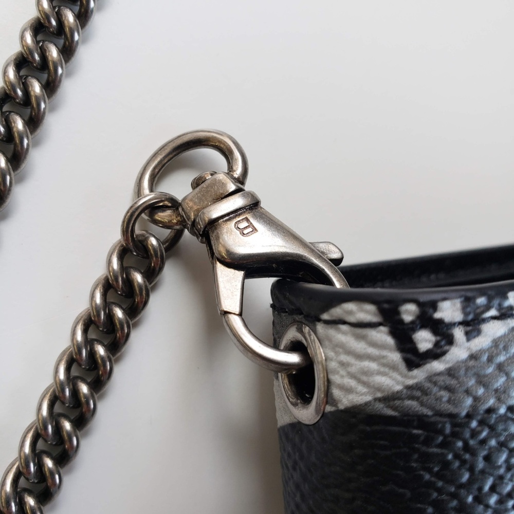 Balenciaga Black St. Losange Chain Wallet - Picture 4 of 8